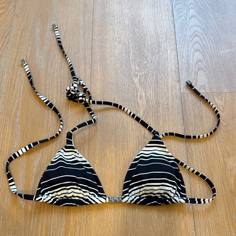 BCBGMaxAzria Black and White Swimwear Label Tag
